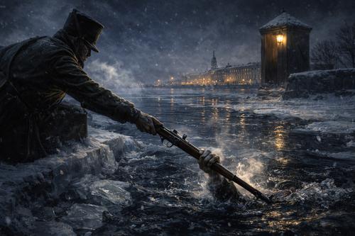 человек на часах