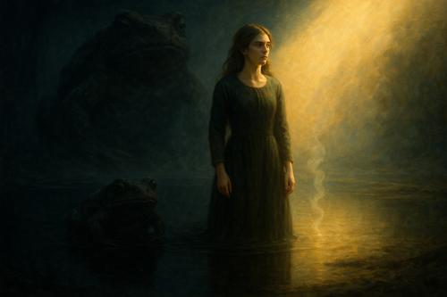 вторая иллюстрация сказки дочь болотного царя