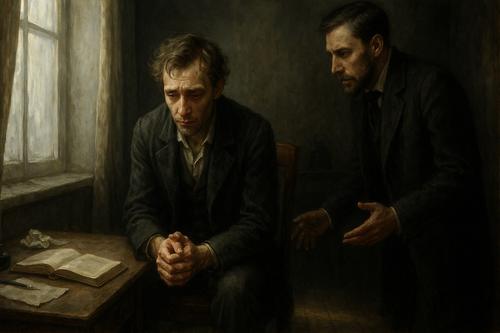 иллюстрация к девятой главе четвёртой части идиота