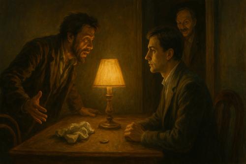 иллюстрация к одиннадцатой главе второй части идиота