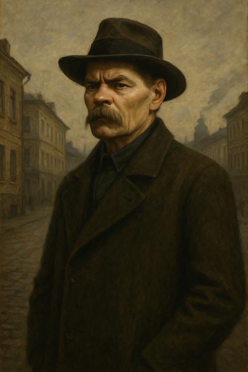 портрет максим горький