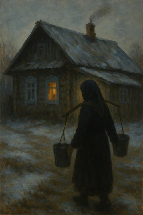 иллюстрация Матрёнин двор