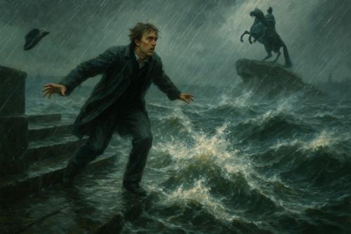 первая иллюстрация к поэме медный всадник