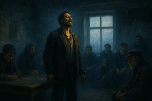 иллюстрация к пьесе горького на дне