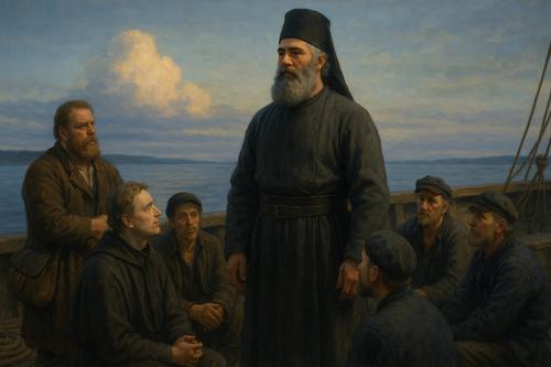 очарованный странник иллюстрация к краткому содержанию первой главы