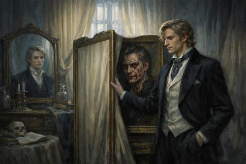 портрет дориана грея иллюстрация к восьмой главе