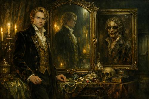 портрет дориана грея иллюстрауция к главе одиннадцатой