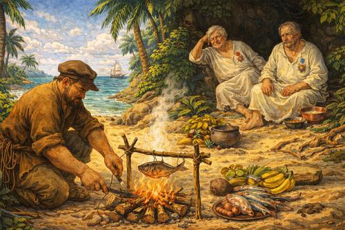 Краткое содержание повести о том как один мужик двух генералов прокормил Михаила Салтыкова-Щедрина