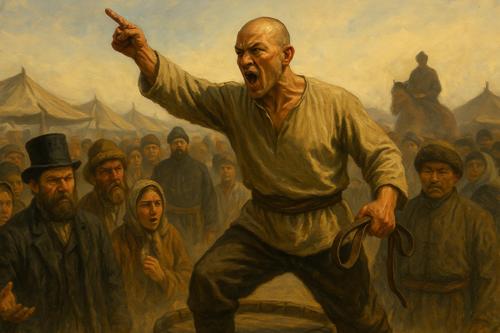 битва с савакиреем и уход в степь иллюстрация к образу персонажа