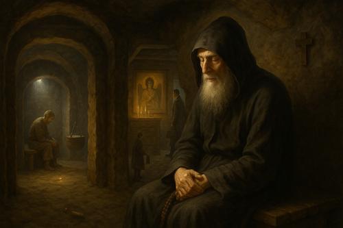 старец сысой очарованный странник иллюстрация к образу персонажа