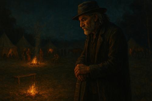 старый цыган очарованный странник иллюстрация образа