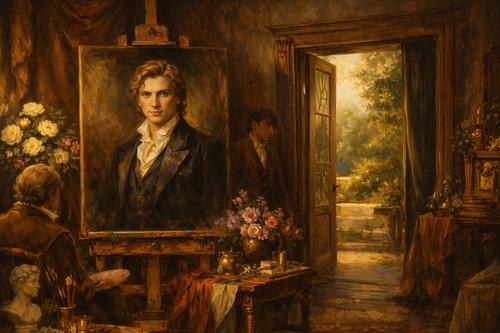 иллюстрация портрет дориана грея глава