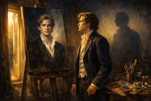 портрет дориана грея иллюстрация к второй главе