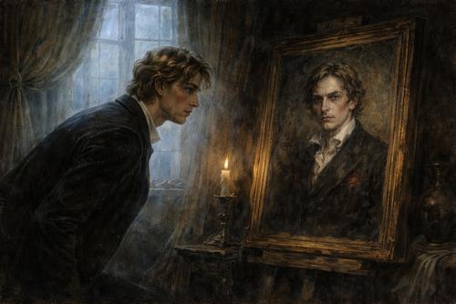 портрет дориана грея иллюстрация к седьмой главе